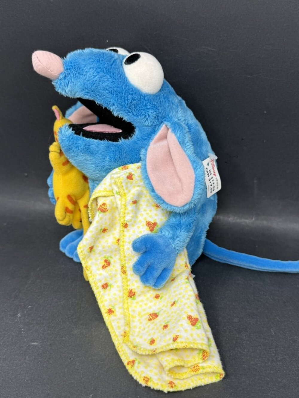 Disney Store Tutter Mouse Bear in the Big Blue House Plush Toy Cat & Blanket NWT